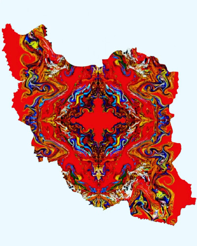 فرش ایران آبرنگی