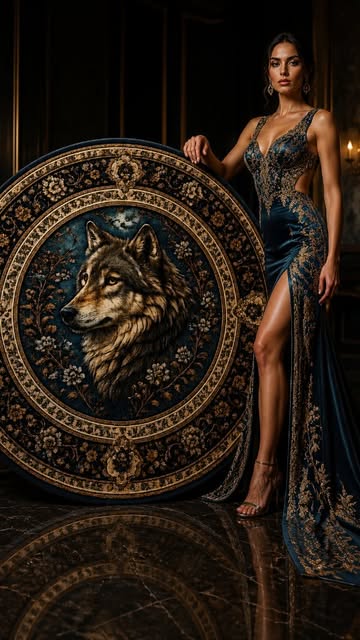 Wolf Rug